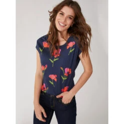 T-Shirt Manches Courtes Imprimé Floral | T-shirt Manches Courtes 3 SUISSES