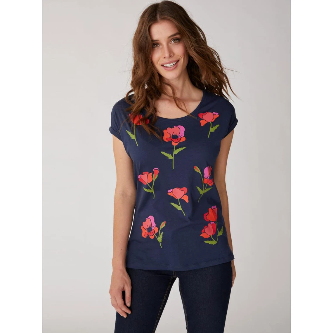 T-Shirt Manches Courtes Imprimé Floral | T-shirt Manches Courtes 3 SUISSES – Image 4