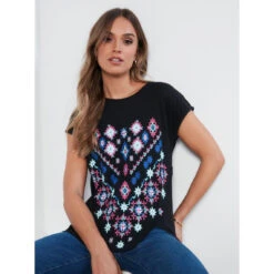 T-shirt Manches Courtes Ourlet Asymétrique | 3 SUISSES