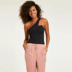 Pantalon Fuselé Avec Zips Chevilles Femme Morgan - Rose | 3 SUISSES