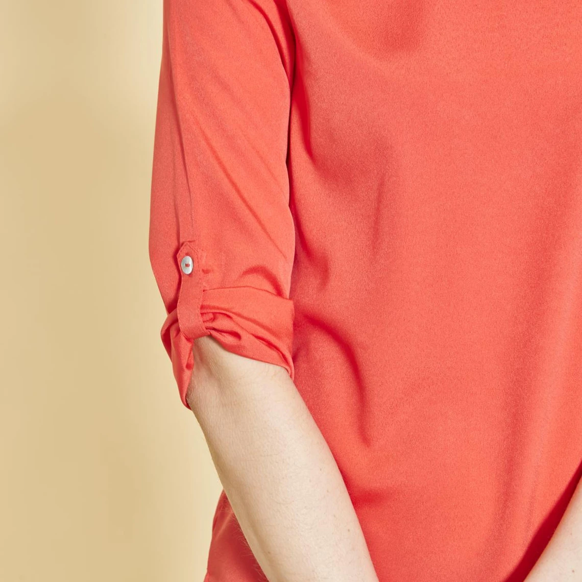 Blouse Fendue Manches 3/4 Ajustables Femme | Blouse 3 SUISSES – Image 2