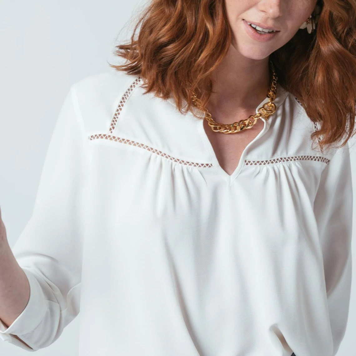 Blouse Manches 3/4 Agnès | Blouse 3 SUISSES – Image 3