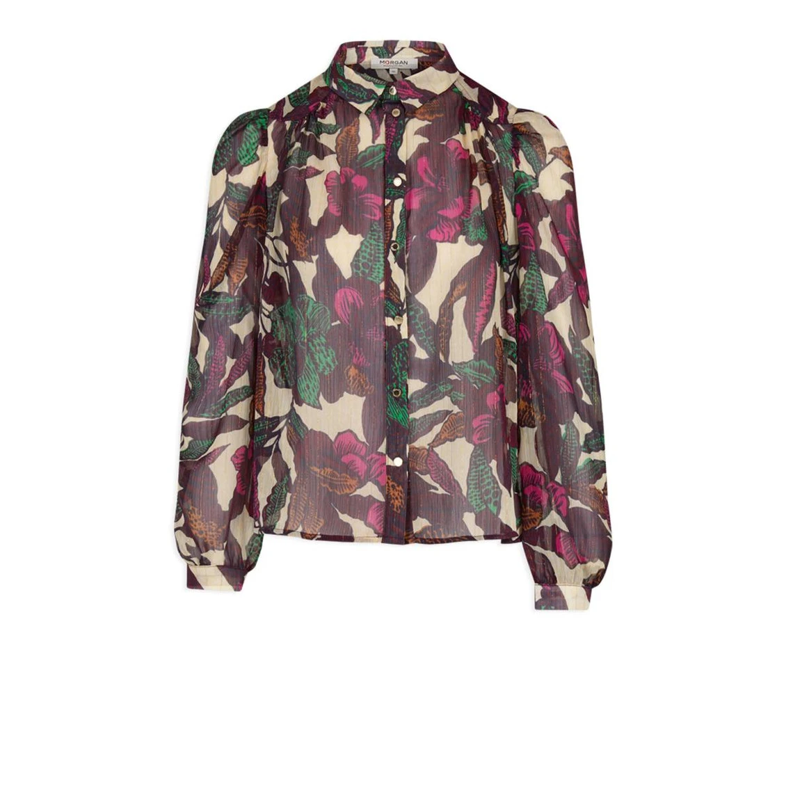 MORGAN Chemise Manches Longues Imprimé Végétal | 3 SUISSES – Image 3