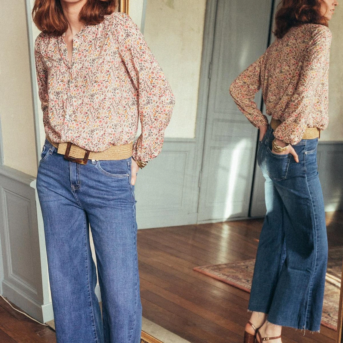 Chemisier à Fleurs Louane Réédition | Chemise 3 SUISSES – Image 3