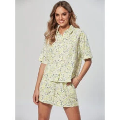 Chemisier à Manches Courtes, Imprimé à Fleurs | 3 SUISSES