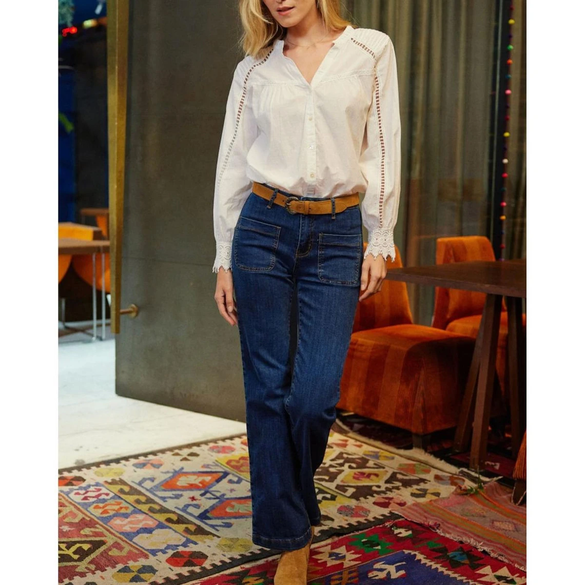 LA PETITE ETOILE Chemisier LOAN Blanc | 3 SUISSES – Image 3