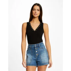 MORGAN Débardeur Bretelles Larges Effet Côtelé | 3 SUISSES