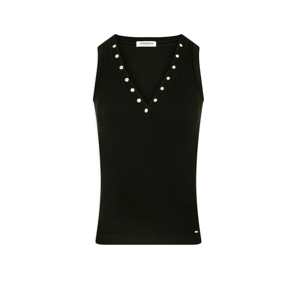 MORGAN Débardeur Bretelles Larges Effet Côtelé | 3 SUISSES – Image 3