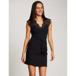 MORGAN Débardeur Bretelles Larges En Dentelle | Débardeur 3 SUISSES