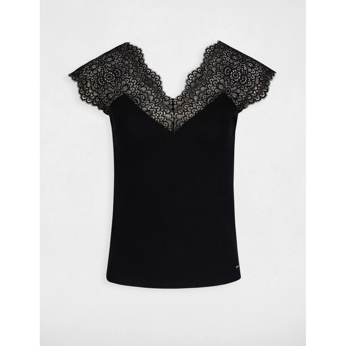 MORGAN Débardeur Bretelles Larges En Dentelle | Débardeur 3 SUISSES – Image 3