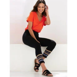 Eggings Capri Avec Bordures à L'ourlet Inférieur | 3 SUISSES