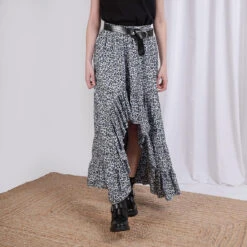 Jupe à Volants Leopard Mia | Jupe Longue 3 SUISSES