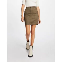 MORGAN Jupe Ajustée Aspect Enduit | 3 SUISSES