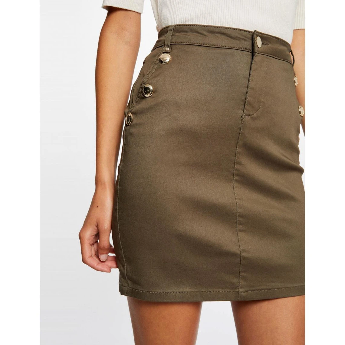 MORGAN Jupe Ajustée Aspect Enduit | 3 SUISSES – Image 4