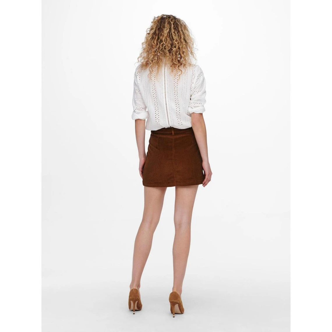 ONLY Jupe Courte Marron | 3 SUISSES – Image 3