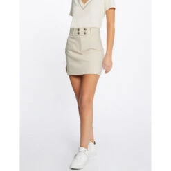 MORGAN Jupe Droite Avec Boutons | 3 SUISSES