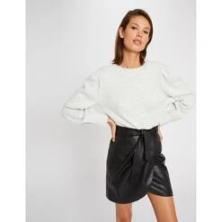 MORGAN Jupe Droite Ceinturée Effet Portefeuille | Jupe Courte 3 SUISSES