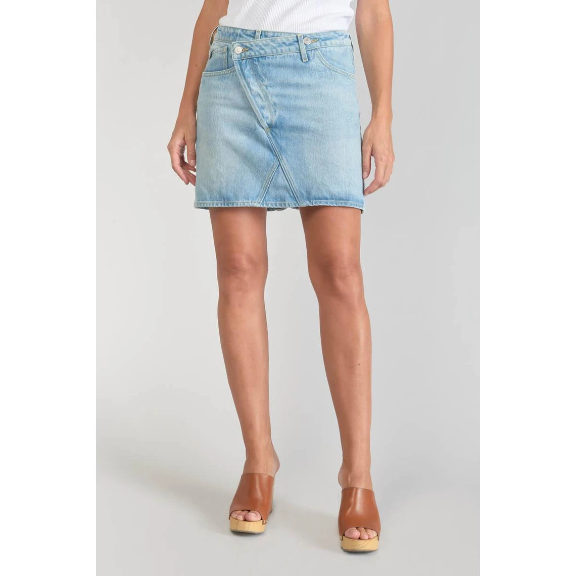 LE TEMPS DES CERISES Jupe Droite En Jeans ALOFI | 3 SUISSES – Image 7