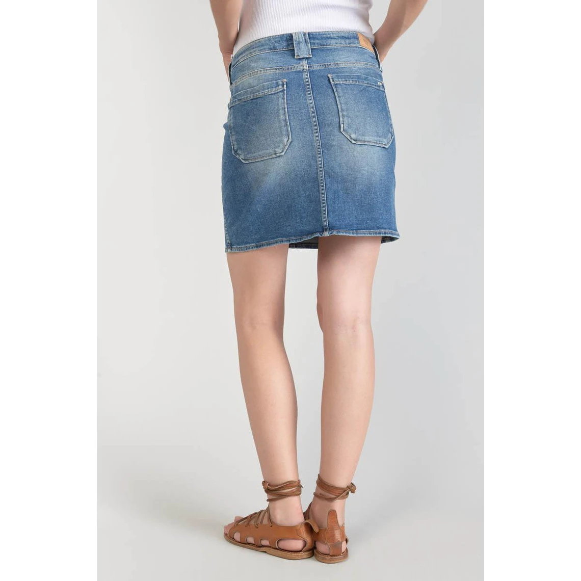 LE TEMPS DES CERISES Jupe Droite En Jeans CARY | 3 SUISSES – Image 2