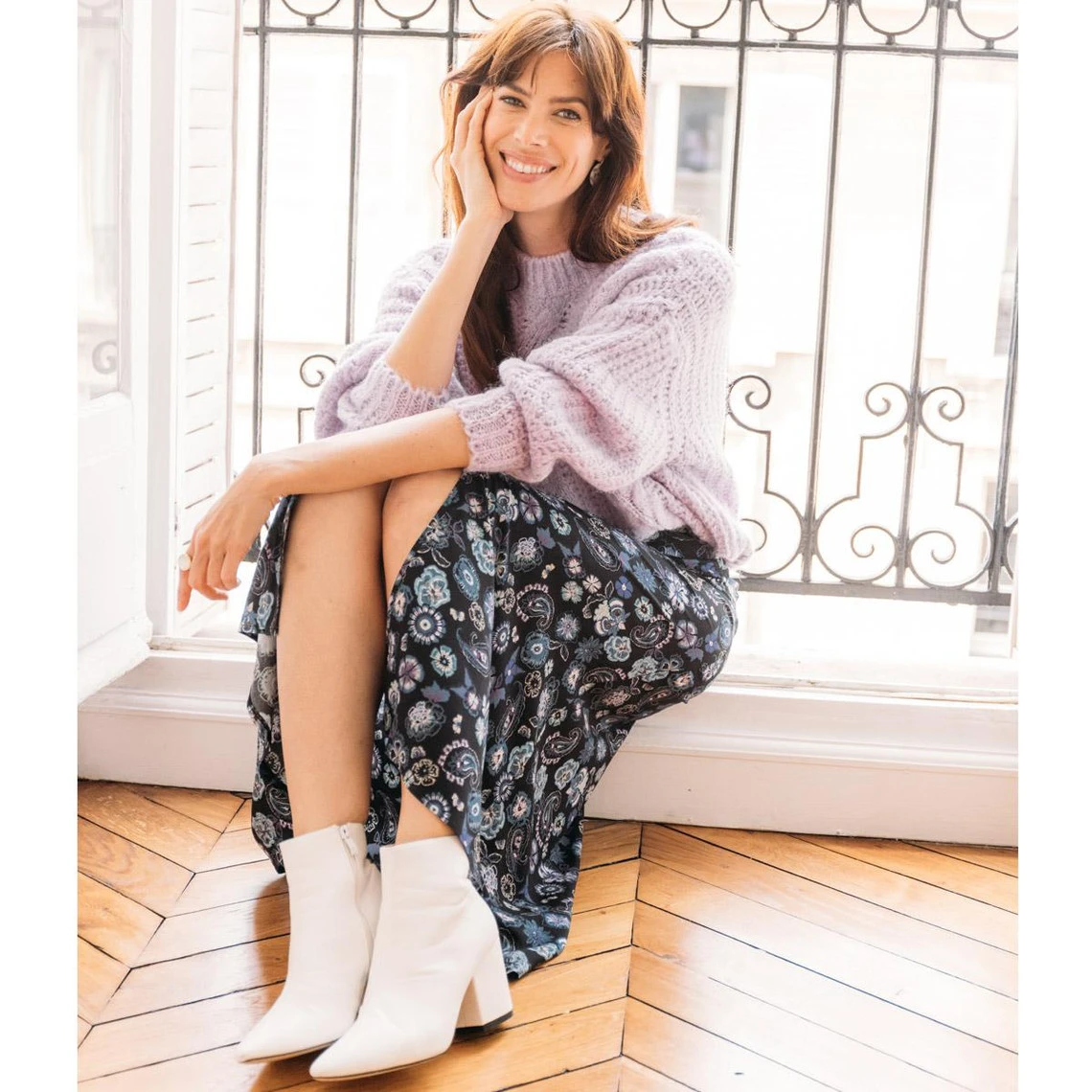 Jupe Longue à Fleurs Chloé | 3 SUISSES – Image 2