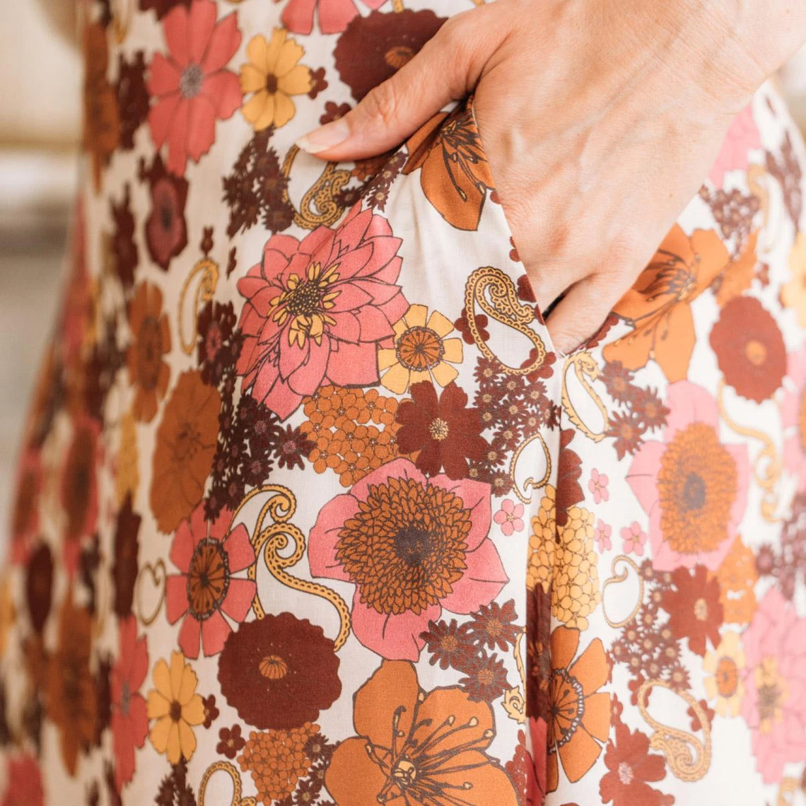 Jupe Longue à Fleurs Julie | 3 SUISSES – Image 5