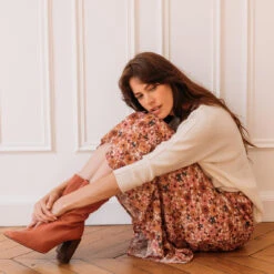 Jupe Longue Fleurie Camille Réédition | Jupe Longue 3 SUISSES