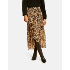 MORGAN Jupe Longue Portefeuille Imprimée MULTICO | 3 SUISSES