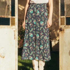 Jupe Mi-longue Boutonnée Caly Réédition | Jupe Mi-longue 3 SUISSES