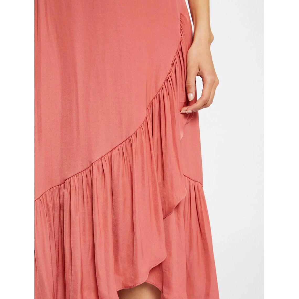 MORGAN Jupe Midi évasée à Volants | 3 SUISSES – Image 4