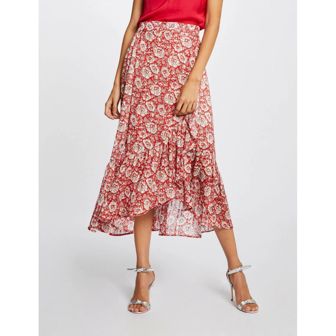 MORGAN Jupe Midi évasée Imprimé Floral | 3 SUISSES