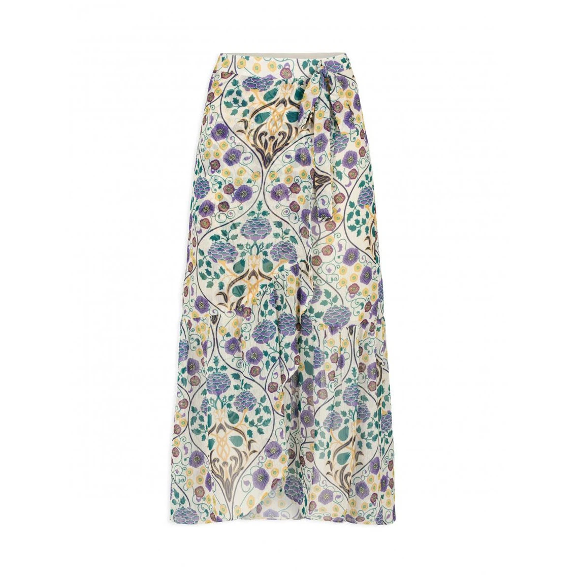 MORGAN Jupe Midi Portefeuille Imprimé Végétal | 3 SUISSES – Image 3