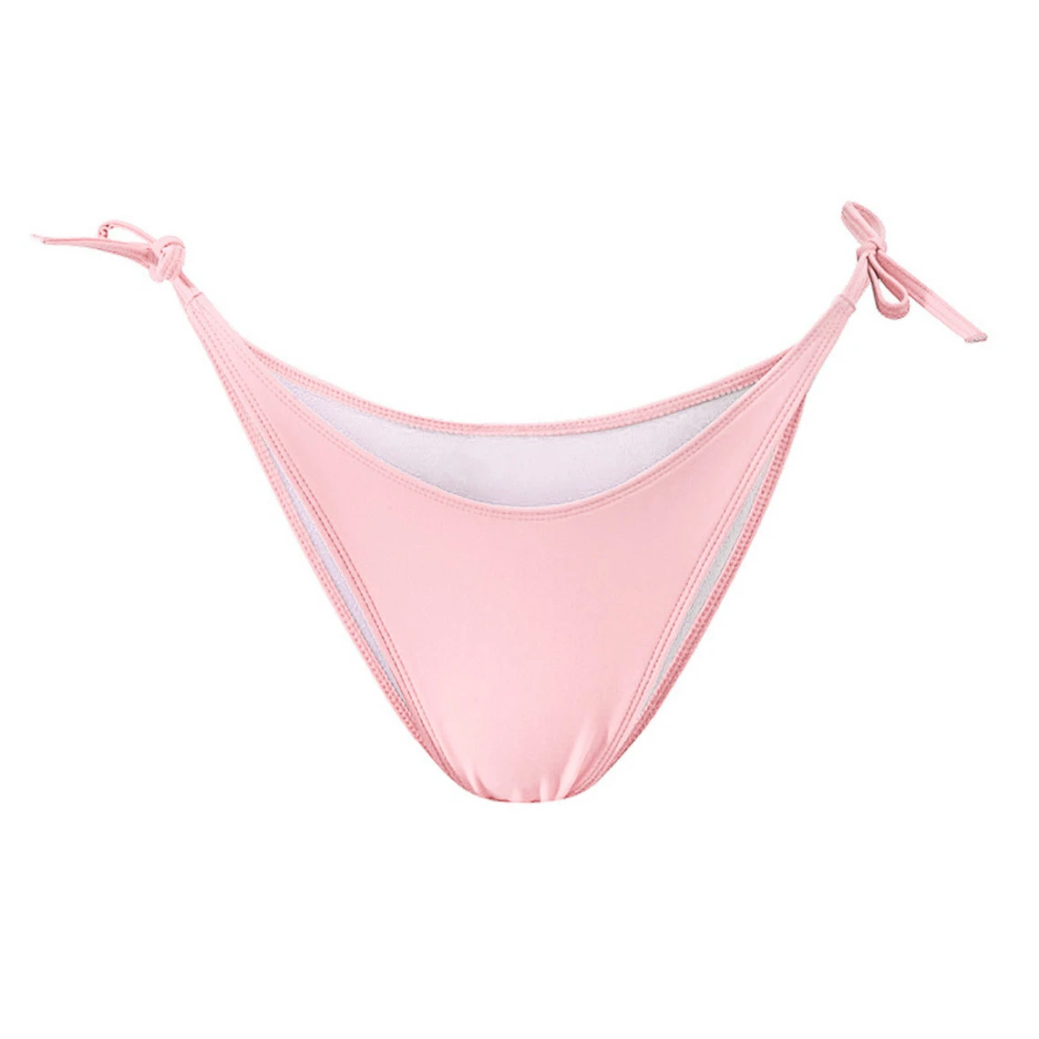 Culotte De Bain à Noeuds Taille Haute - Rose Pool Day | 3 SUISSES – Image 3