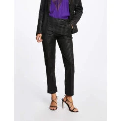 MORGAN Pantalon Cigarette à Rayures NOIR | 3 SUISSES