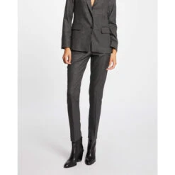 MORGAN Pantalon City Droit à Carreaux GRIS ANTHRACITE | 3 SUISSES