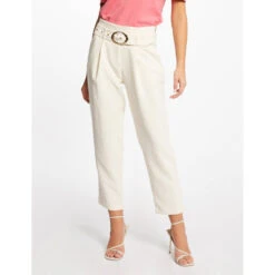 MORGAN Pantalon City Droit Ceinturé 7/8ème | 3 SUISSES