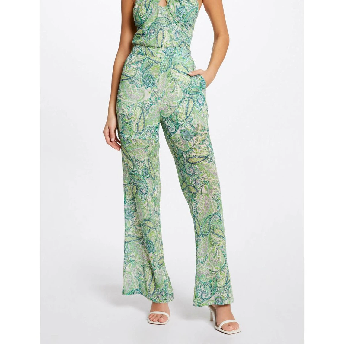 MORGAN Pantalon Droit Fluide Imprimé Cachemire | 3 SUISSES