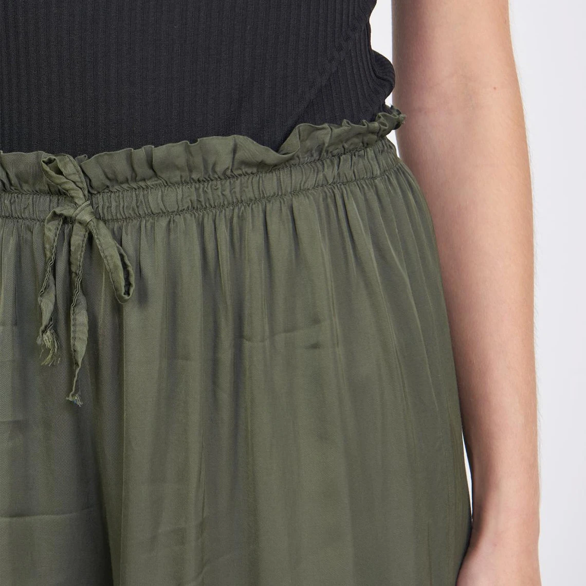 Pantalon Fluide Large Mélange Soie Jen | Pantalon Droit 3 SUISSES – Image 3