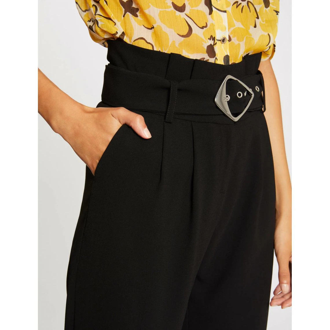 MORGAN Pantalon Paperbag 7/8ème | 3 SUISSES – Image 4