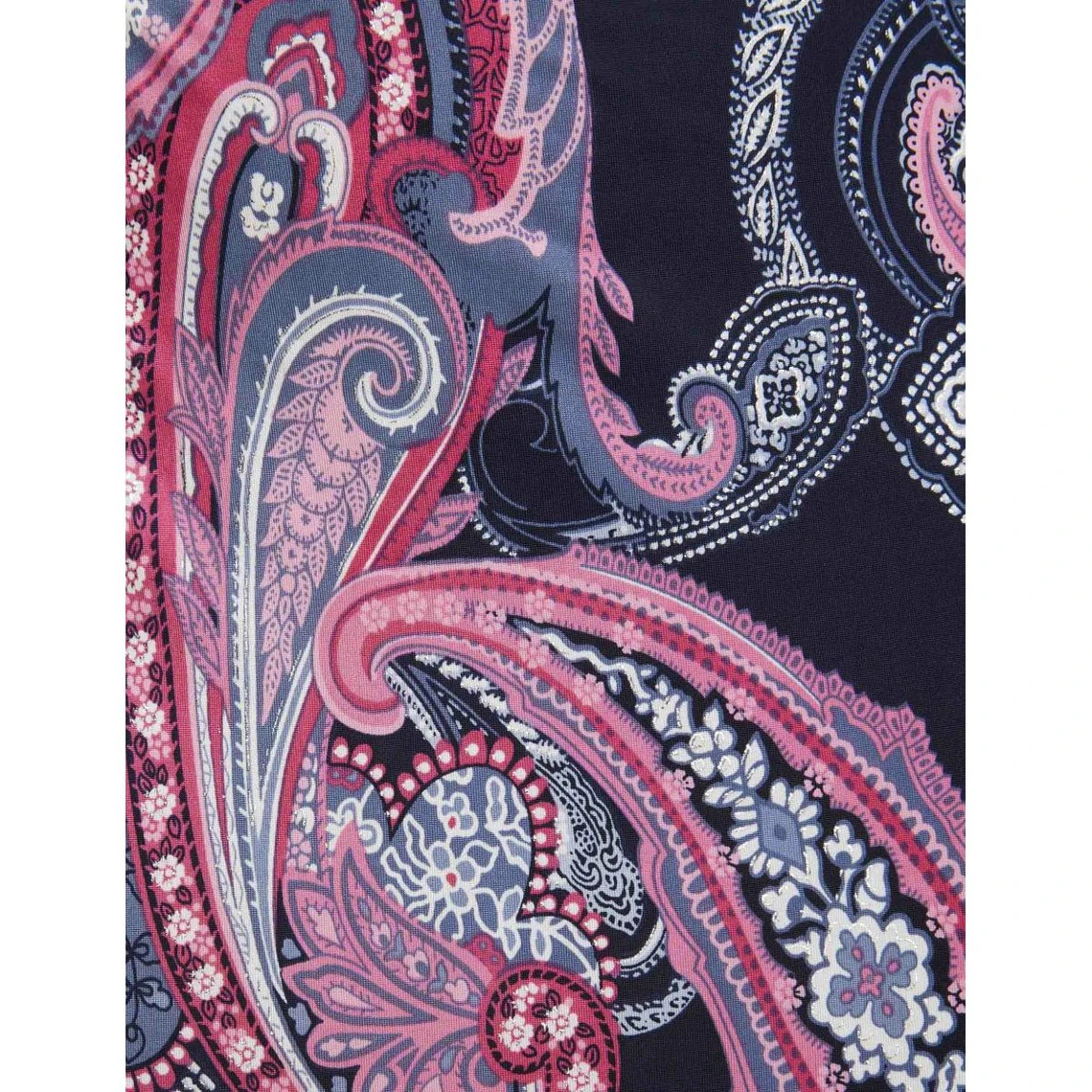 MORGAN Robe Ajustée Drapée Imprimé Cachemire | 3 SUISSES – Image 5