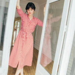 Robe Chemise Rayée Camille Réédition | Robe Longue 3 SUISSES
