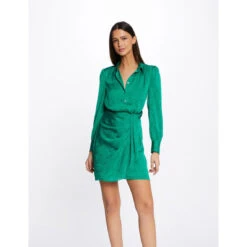 MORGAN Robe Droite Drapée Satinée Imprimée | 3 SUISSES