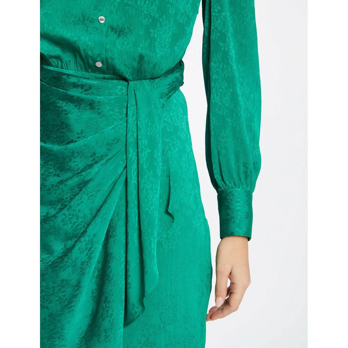 MORGAN Robe Droite Drapée Satinée Imprimée | 3 SUISSES – Image 6