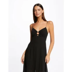MORGAN Robe Midi évasée Bretelles Chaînes | 3 SUISSES