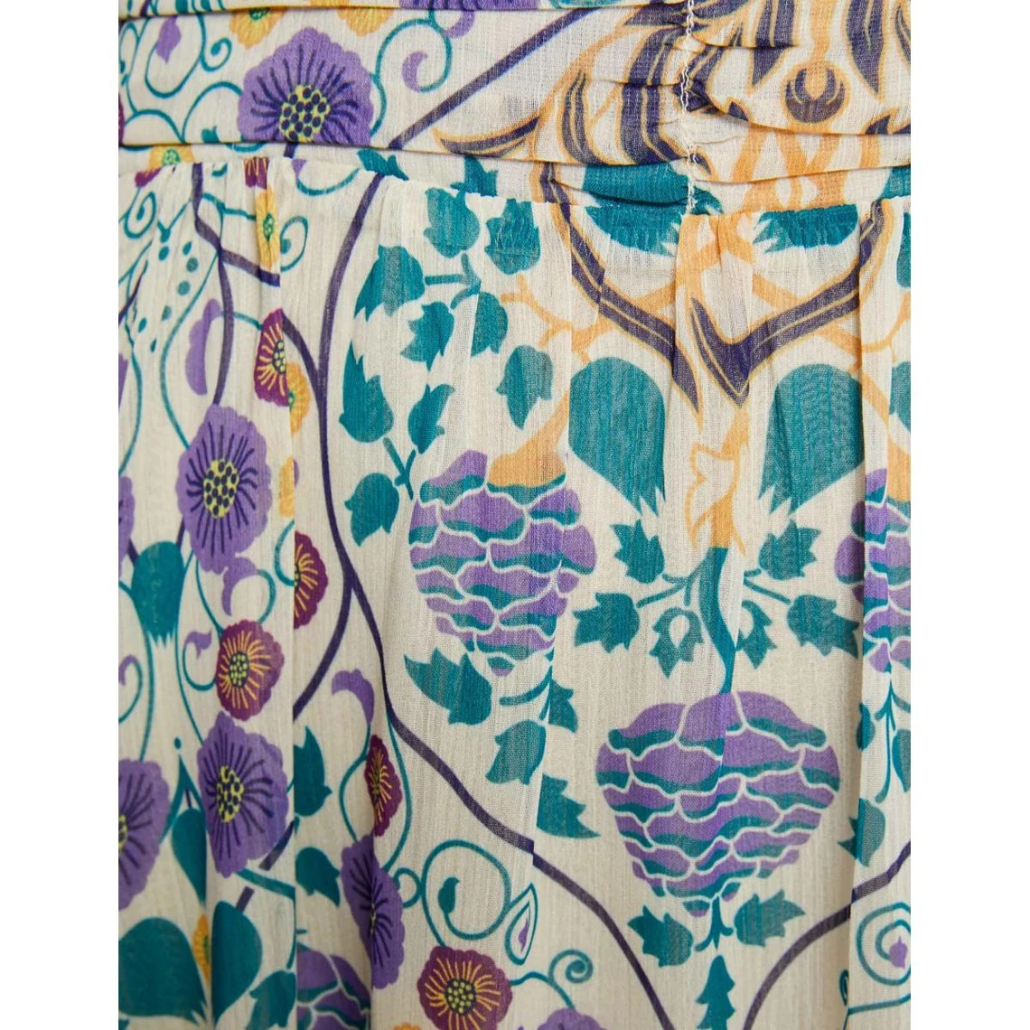 MORGAN Robe Midi évasée Imprimé Végétal | 3 SUISSES – Image 5