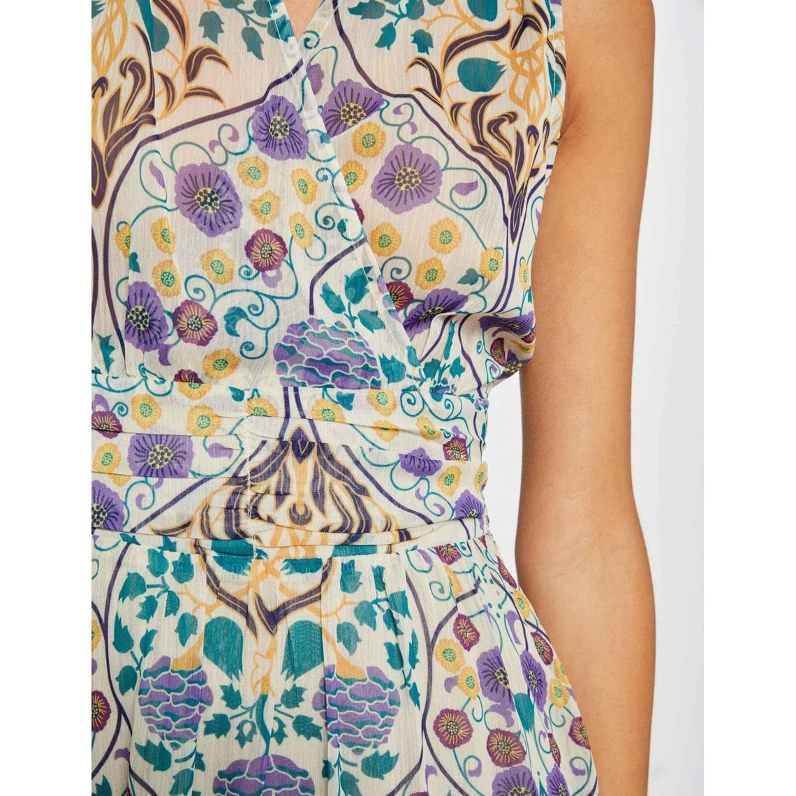 MORGAN Robe Midi évasée Imprimé Végétal | 3 SUISSES – Image 6