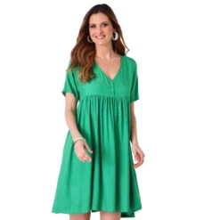 Robe Oversize Froncée, Taille Empire | 3 SUISSES