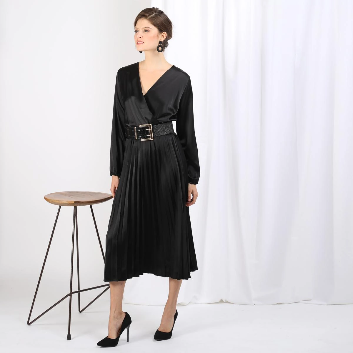 Robe Plissée Gisèle | Robe Longue 3 SUISSES – Image 2