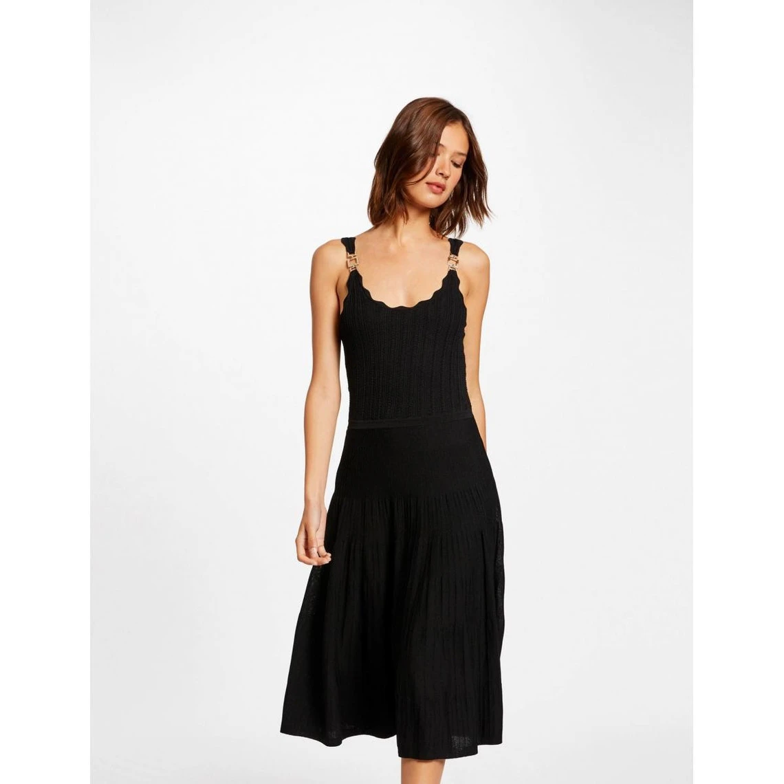 MORGAN Robe Pull Midi évasée à Bretelles | 3 SUISSES