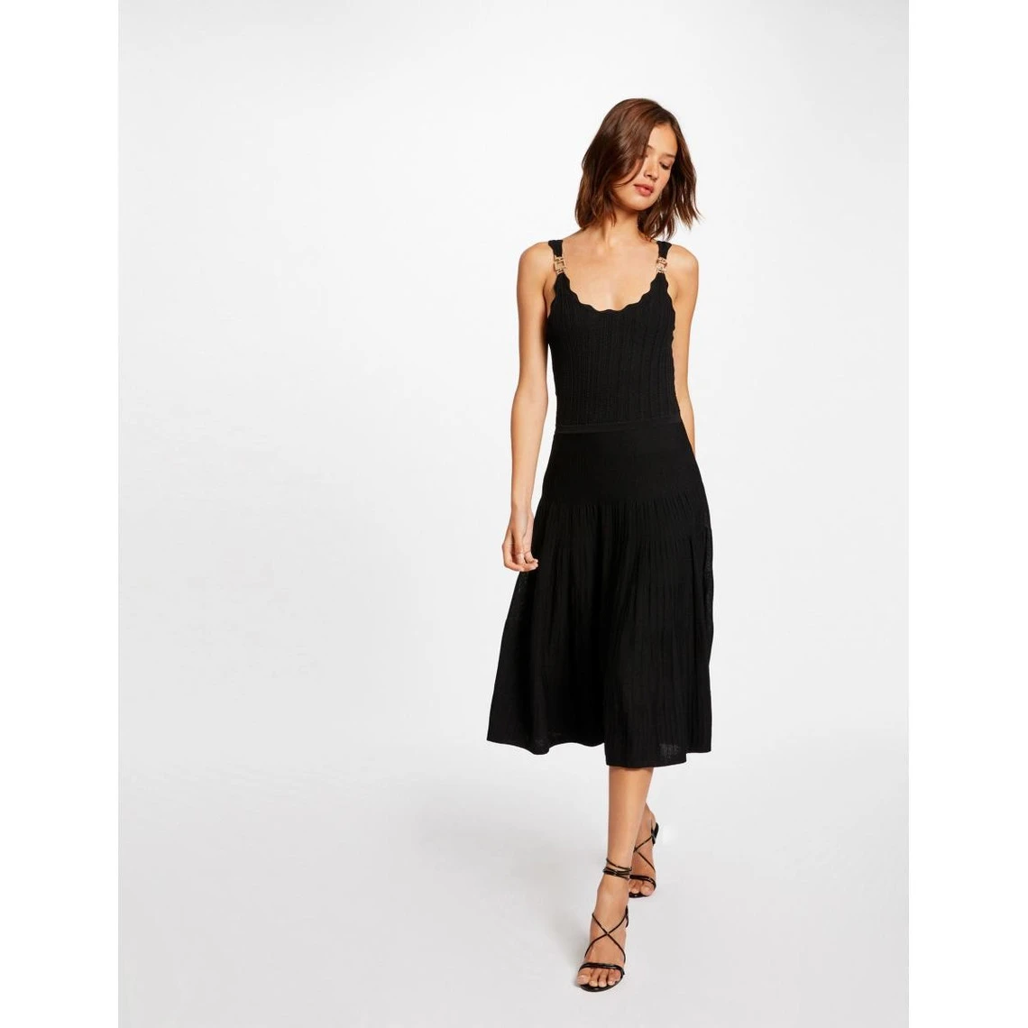 MORGAN Robe Pull Midi évasée à Bretelles | 3 SUISSES – Image 2