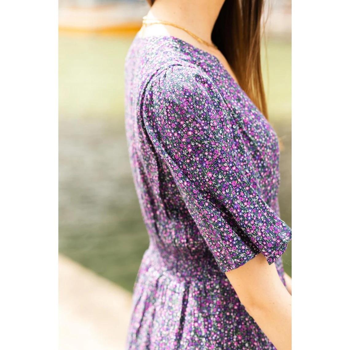 LA PETITE ETOILE Robe Violette Manches Courtes ZANA | 3 SUISSES – Image 5